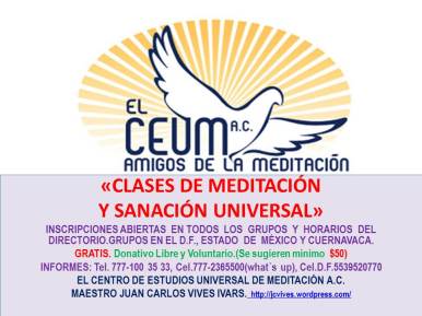 CLASES DE MEDITACIÓN GRUPOS GENERAL