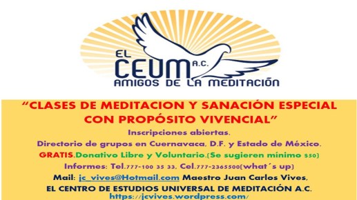 CLASES DE MEDITACIÓN 2016