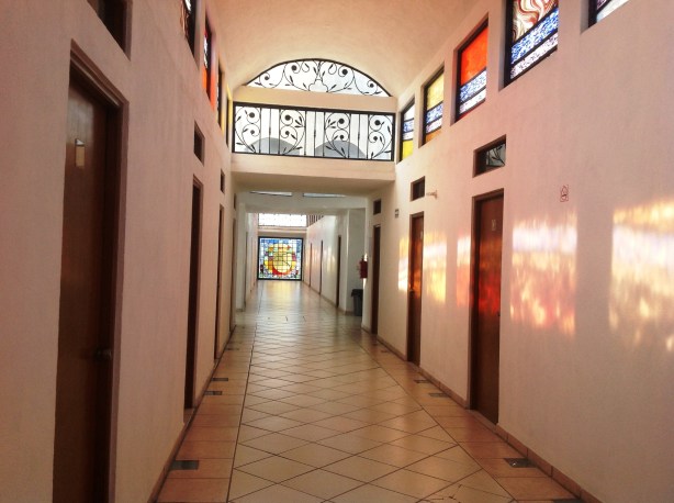 INTERIOR HOSPEDERIA MONASTERIO BENDICTINO.