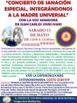 Poster Concierto de Sanación&nbsp;Mandala
