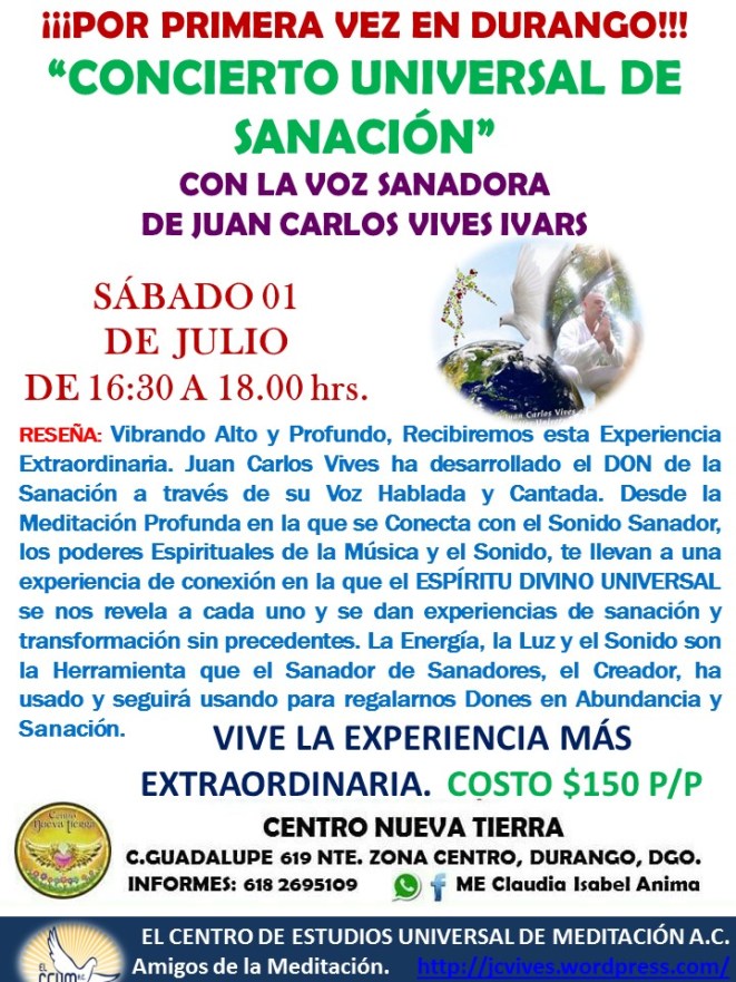Concierto Durango 01 de Julio