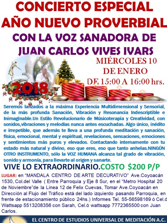 Concierto Especial 2018 Mandala.