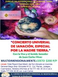 Poster Concierto de Sanación Madre&nbsp;Tierra.