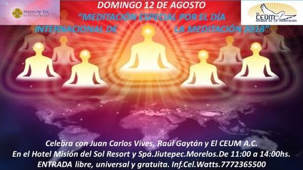 DIA INTERNACIONAL DE LA MEDITACIÓN 2018
