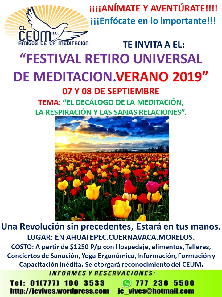 POSTER FESTIVAL VERANO 2019