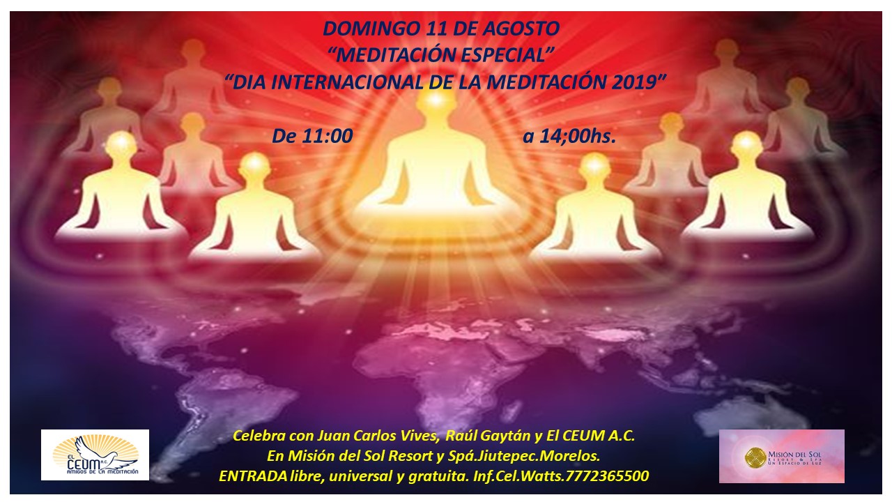 DIA INTERNACIONAL DE LA MEDITACIÓN 2019