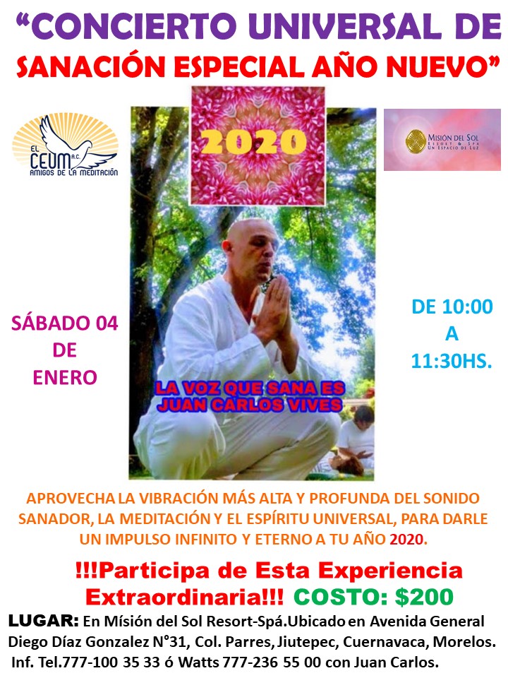 poster conciertos de sanacic3b3n ac391o nuevo. misic393n. 1