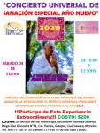 Poster Conciertos de Sanación AÑO NUEVO.&nbsp;MISIÓN.